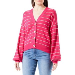 nelice Cardigan pour femme, rose, M-L