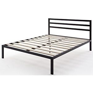 Robas Lund, Hans 89006MS2 metalen bed met lattenbodem, 160 x 200 cm, zwart