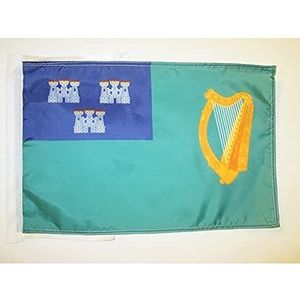 AZ FLAG Dublin vlag, 45,7 x 30,5 cm, kleine Dublin Ierland vlag, 30 x 45 cm, banner, 45,7 x 30,5 cm