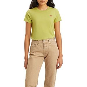 Levi'S Batwing Perfect Tee T-shirt met lange mouwen, korte mouwen, dames, Mos