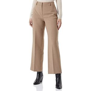 Selected Rita Wide Fit Broek Beige Vrouw