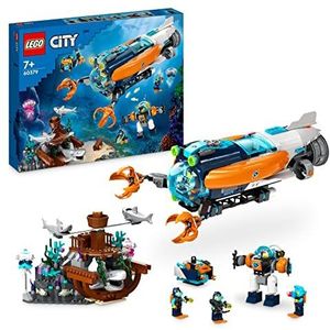 LEGO City Duikboot voor Diepzeeonderzoek Onderwater Set - 60379