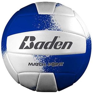 Baden Ballon de volleyball Match Point (taille officielle) bleu roi/blanc