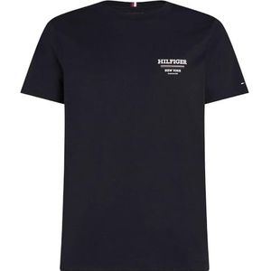 Tommy Hilfiger Hilfiger Global Stripe Tee T-shirt P/E heren, Desert Sky