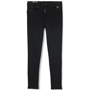 Gianni Kavanagh Black Gk Iron Skinny Jeans voor heren, zwart.