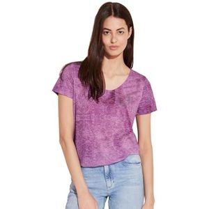 Street One A321542 T-shirt met kleurverloop voor dames, Roze magnolia