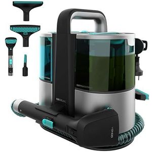 Cecotec Tapijtstofzuiger met kabel Conga 4000 Carpet&Spot Clean XL Advance, 600 W, 14 kpa, 3-in-1: sproeien, reinigen en zuigen, 2 watertanks, raamaccessoires
