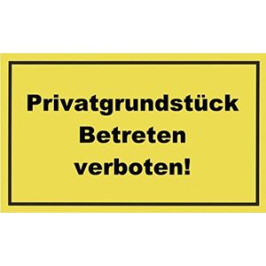 Hoofdinformatiebord signalering informatiebord verbodsbord waarschuwingsplaatje veiligheidsmarkering Gevarenaanduiding Kunststof geel 300 x 200 mm