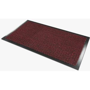 Comart, Deurmat voor buiten voor ingang en lift, kantoor, binnen en buiten, absorberend, antislip, wasbaar, stofdicht, rood, 40 x 60 cm