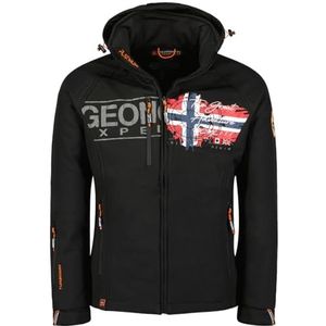 Geographical Norway Trusty_Men Softshell Heren (1 stuk), zwart.