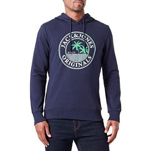 JACK & JONES Jorcodyy Zomer Hoodie Heren Hoodie, marineblauw blazer