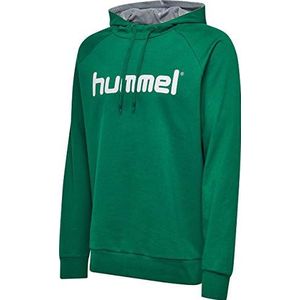 Hummel Hmlgo Cotton Logo heren hoodie Evergreen, L EU