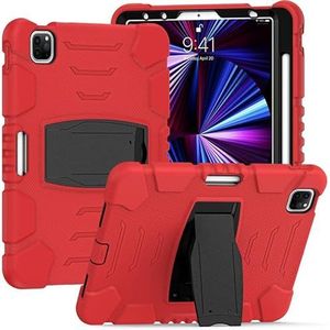 Samsung Tab S5E T720 T725 Siliconen hoesje voor kindertablet Rood