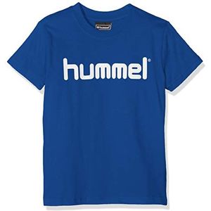 Hummel HMLGO Uniseks sweatshirt van katoen voor kinderen, blauw (koningsblauw)