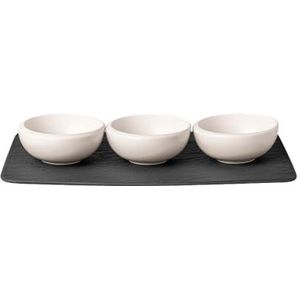 Dipschaaltjes Set Villeroy & Boch NewMoon Wit (4-Delig)