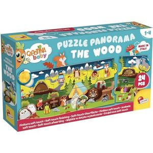 Lisciani - Carotte Baby Puzzle Panorama The Wood, 105373, Multicolore