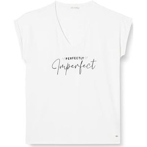 KEY LARGO T-shirt à col en V parfait pour femme, Blanc (1000)., XXL