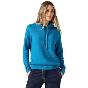 Cecil B302959 Raglantrui in gestructureerde mix voor dames, Dynamic Aqua Melange