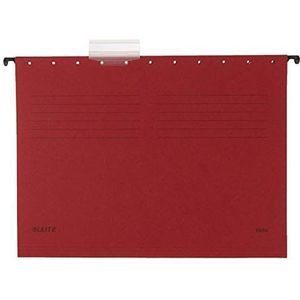 LEITZ Delta 65150025 hangmappen voor laden 330/V, rood, 25 stuks