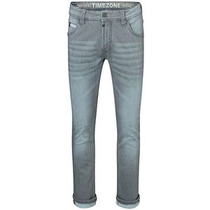 Timezone Scotttz Slim Jeans voor heren, grijs blauw gewassen