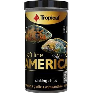 TROPICAL TR67434 multifunctioneel voer in de vorm van chips, nachtetende vissen, vleeseter, Noord- en Zuid-Amerika, 130 g