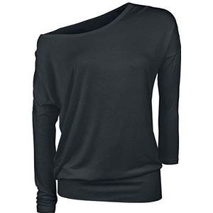 Build Your Brand dames longsleeve viscose