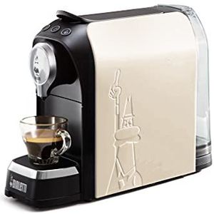 Bialetti Super Espresso-koffiezetapparaat voor aluminium capsules, 1200 W, wit