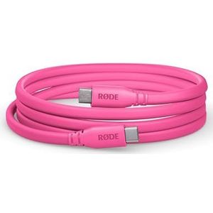 RØDE Câble plat SC17 USB-C vers USB-C, 1,5 m, rose