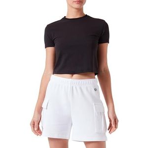 Champion Legacy Icons W-Spring Terry Cargo Bermuda Short Femme, Blanc, XL