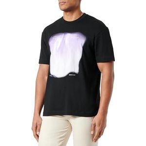 TOM TAILOR Denim T-shirt pour homme, 29999 - Noir., XXL