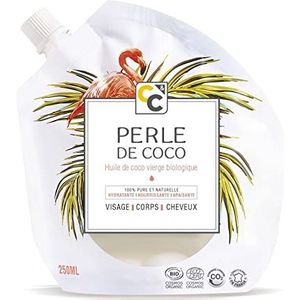 COMPTOIRS ET COMPAGNIES - Virgin kokosolie – hydrateert, herstelt en verzacht – gezicht lichaam en haar – Cosmos Organic gecertificeerd – 250 ml