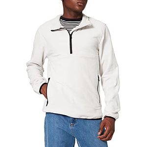 JACK & JONES Jcofleece Half Zip Herenjas, ijsgrijs, L, Gletsjer grijs