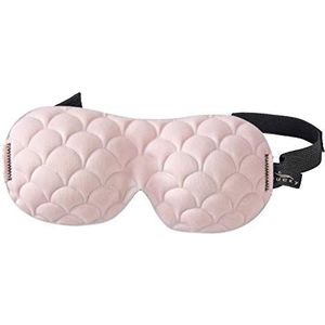 Bucky Ultralicht oogmasker, Roze krullend, One Size, Ultralicht en comfortabel oogmasker