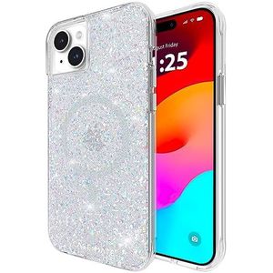 CASE-MATE Beschermhoes voor iPhone 15 Plus - Twinkle Disco [3,6 m valbescherming] [MagSafe-compatibel] Magnetische beschermhoes met schattige glitter voor iPhone 15 Plus 6,7 inch, krasbestendig,
