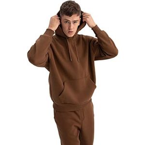 DeFacto Homme X8287AZ Sweatshirt, Beige, L, beige, L