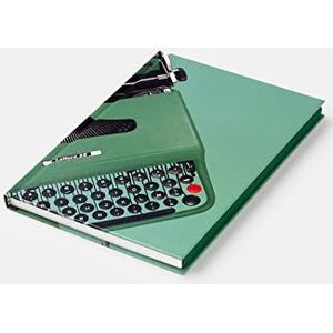 Olivetti Green Midsized Softcover Lined Notebook