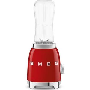 Smeg PBF01RDEU 50's stijl - gegoten aluminium behuizing - rood - Blender - Rood