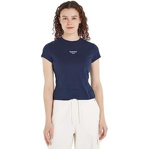 Tommy Jeans Tjw Bby Essential Logo 1 Ss T-shirts S/S dames, Twilight Navy