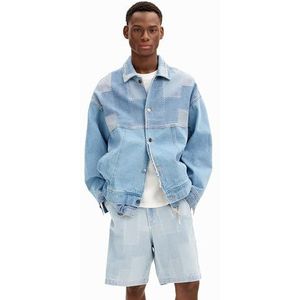 Desigual Veste Chaq_Rolando en denim pour homme, bleu, S