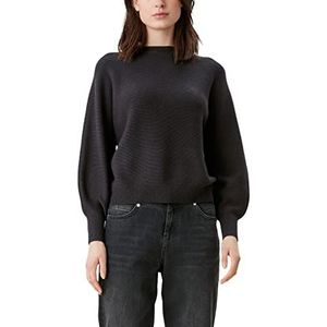 s.Oliver sweatshirt dames, zwart.