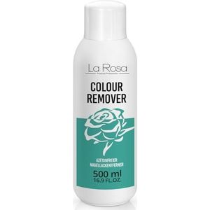 LaRosa Acetonvrije nagellakremover, 500 ml, met vitaminecomplex, ideaal voor het verwijderen van traditionele nagellak van natuurlijke nagels, gel en acryl, remover met aceton