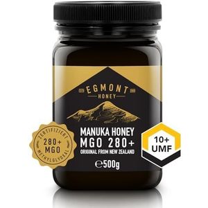 Egmont Honey Manuka MGO 280+ Origineel Nieuw-Zeeland UMF 10+ Manuka Honing (500 g)