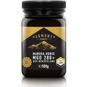 Egmont Honey Manuka MGO 280+ Origineel Nieuw-Zeeland UMF 10+ Manuka Honing (500 g)