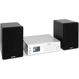 TechniSat DIGITRADIO 760 CD IR - Hoogwaardige compacte stereo-installatie (internetradio, DAB+, FM, cd-speler, 2 x 70 W stereo, Bluetooth, Spotify hoofdtelefoonaansluiting, wekker, slaapstand,