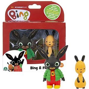 Giochi Preziosi Bing BNG10Z01 Minifiguren Bing en glimlachende flop voor peuters, geschikt voor kinderen vanaf 18 maanden