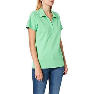 Trigema Poloshirt voor dames zonder knoopsluiting, groen (het sterkste bos)