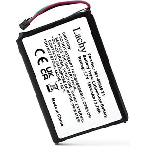 Lachy Lithium-ION batterij 1000 mAh 3,7 V voor Garmin 010-01531-00, Garmin DriveLuxe 50 LMTHD, DriveAssist 50 LMT-D Drive, GPS navigatie