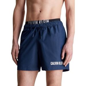 Calvin Klein Heren zwempak, maat M, dubbel, middellang, blauw (Signature Navy), XXL, blauw, XXL, Blauw