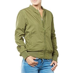 Urban Classics Damen Bomber Jacke Ladies Light Bomber Jacket Olive-L