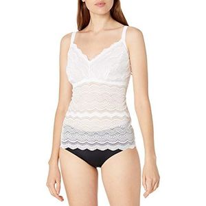 Cosabella Ceylon Curvy Cami Camisole dames, Wit.